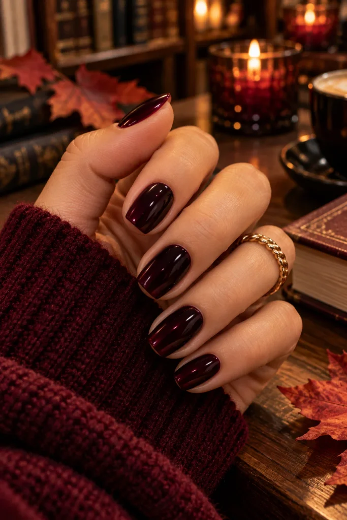 Black Cherry Nails