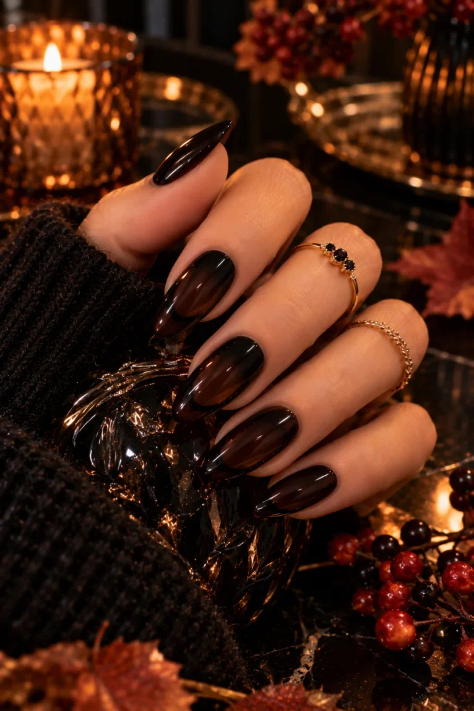 Black Jelly Nails