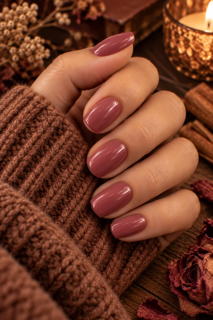 Pink Rosewood Nails
