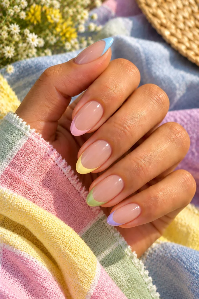 Soft Pastel Skittle French